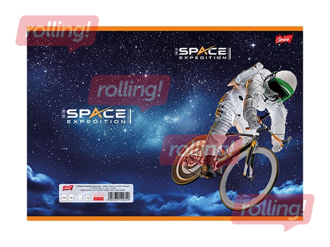 Klade Unipap, SpaceMan, rūtiņu, A5, 32 lapas