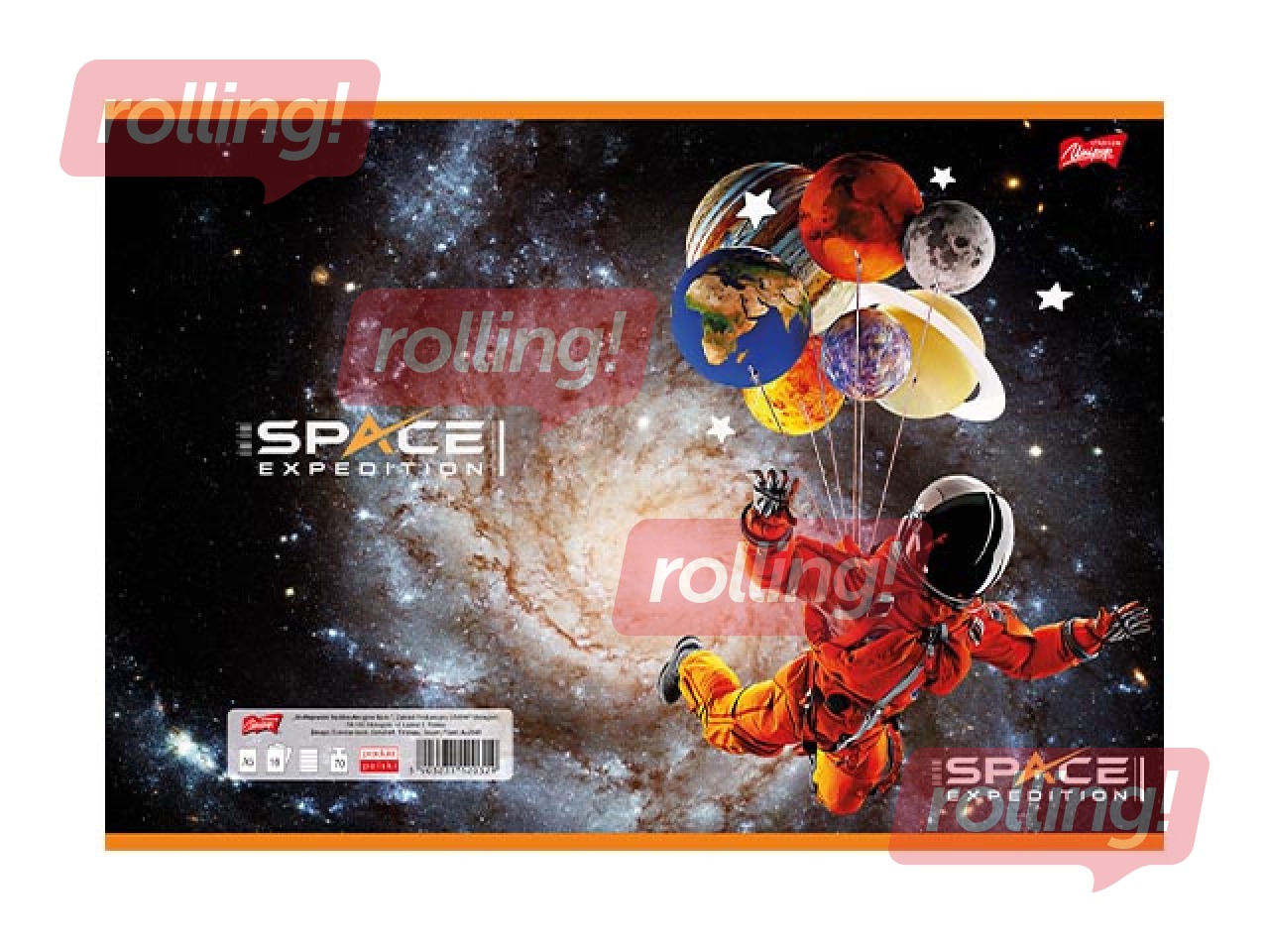 Klade Unipap, SpaceMan, rūtiņu, A5, 32 lapas
