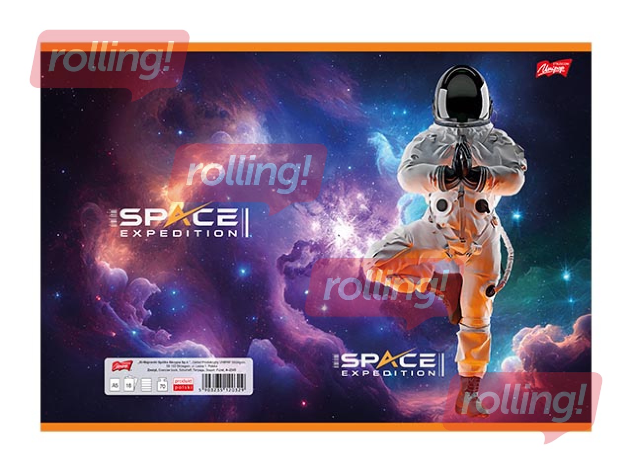 Klade Unipap, SpaceMan, rūtiņu, A5, 32 lapas