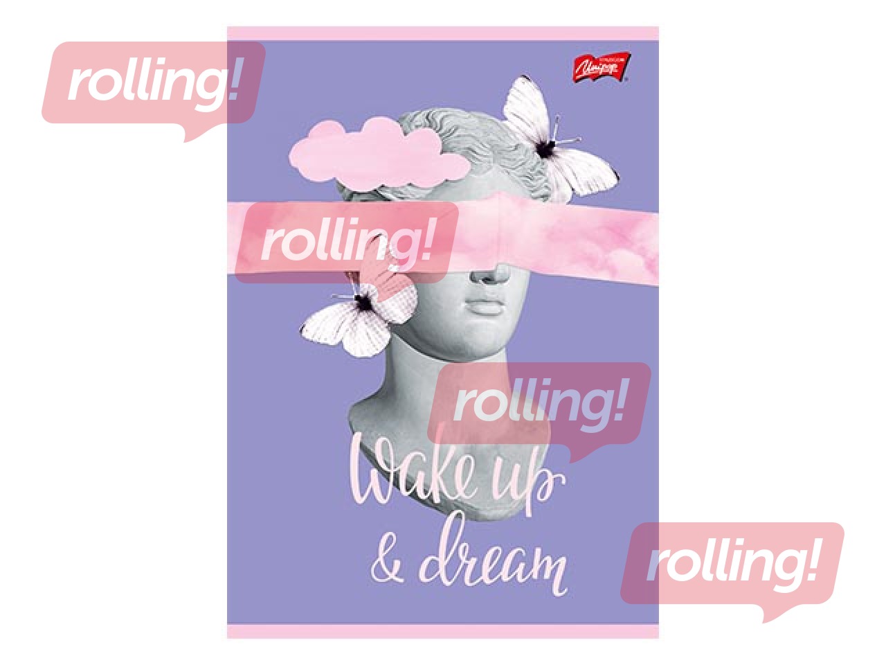 Notebook Unipap, Wake up & dream, squared, A5, 60 sheets