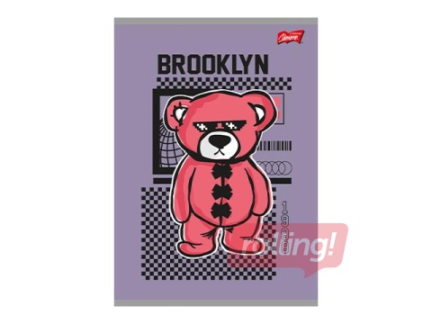 Notebook Unipap, Brooklyn, squared, A5, 60 sheets