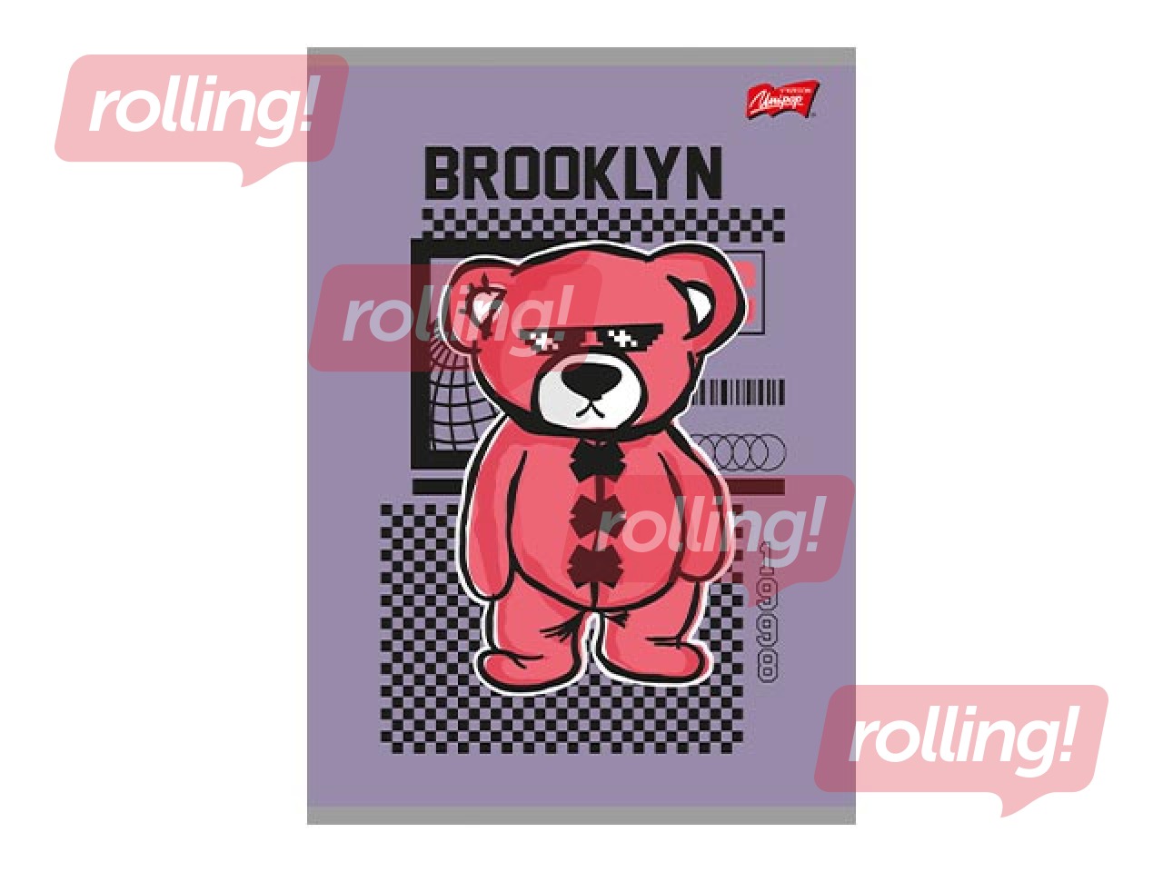 Notebook Unipap, Brooklyn, squared, A5, 60 sheets