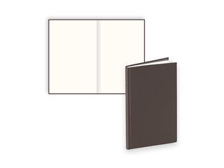 Notebook Chic, 125x193mm, dark brown
