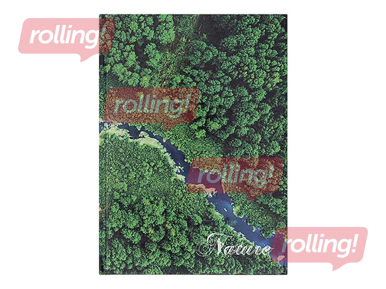 Klade cietos vākos, A5, rūtiņu, dažādi dizaini, 96 lapas