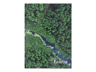 Notebook with rigid covers, A4, square ruled, various designs, 96 pages