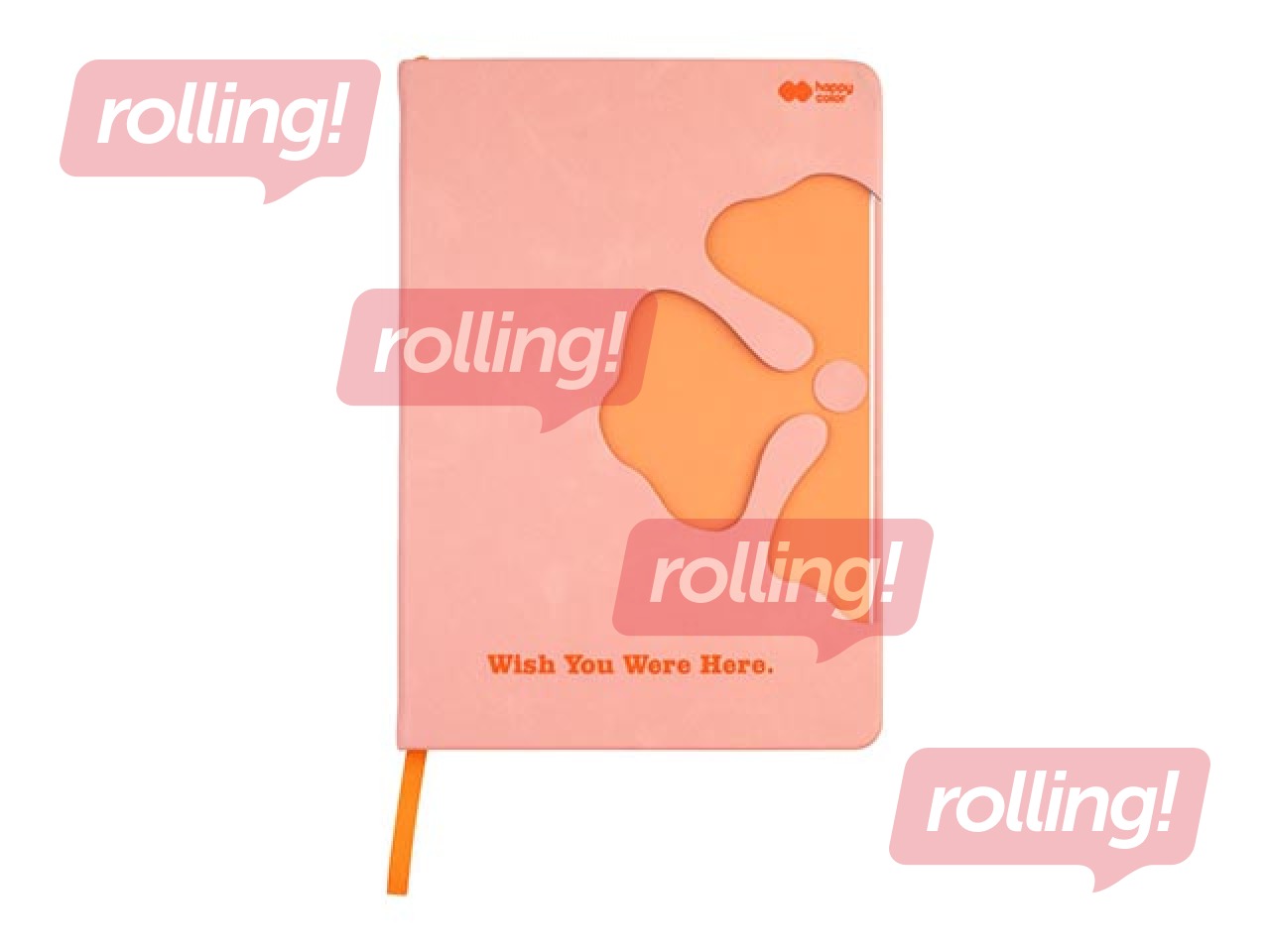 Notebook with bookmark Bloom-Flower, A5, dotted, 80 pages