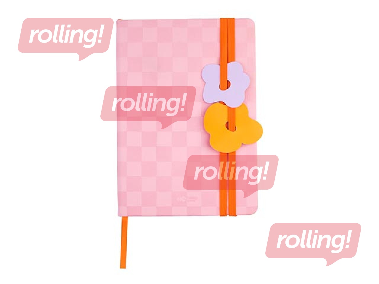 Klade ar grāmatzīmi Bloom, A5, punktiņu, 80 lapas