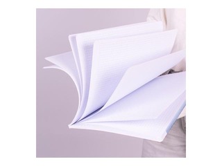 Klade mīkstos vākos Milan, Nata®, A4, rūtiņu, zila, 48 lapas