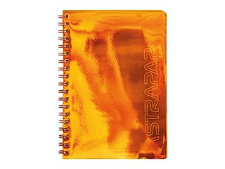 Блокнот с спиралью Astra, A5, клетка, голографические цвета, 100 листов