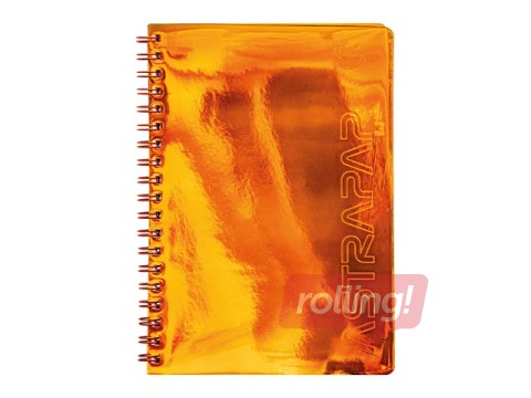 Spiral notebook Astra, A5, square, holographic colors, 100 sheets