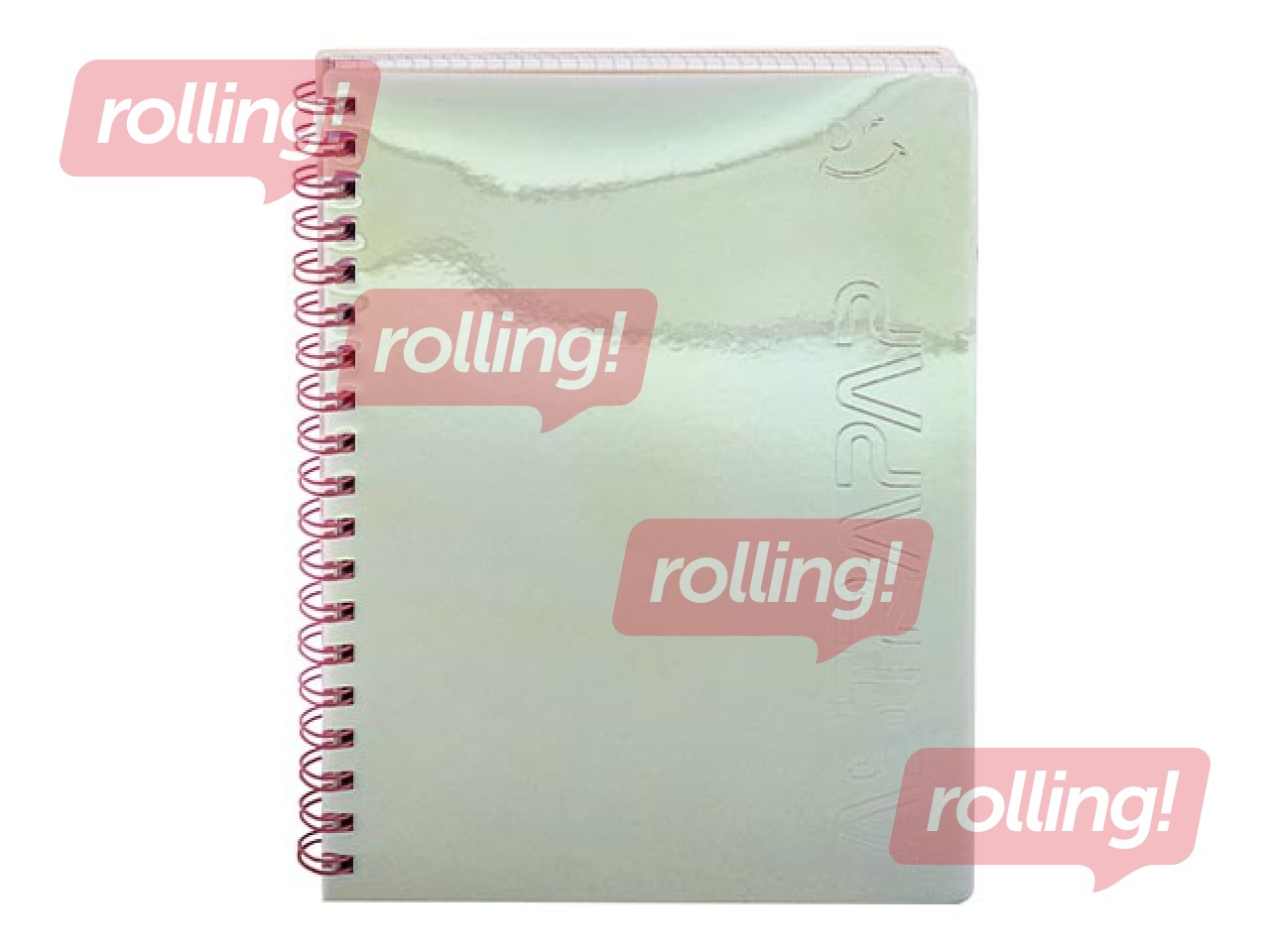 Spiral notebook Astra, A5, square, holographic colors, 100 sheets