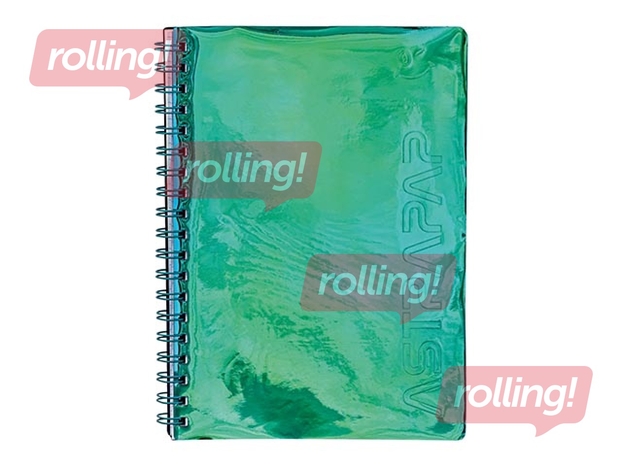 Spiral notebook Astra, A5, square, holographic colors, 100 sheets