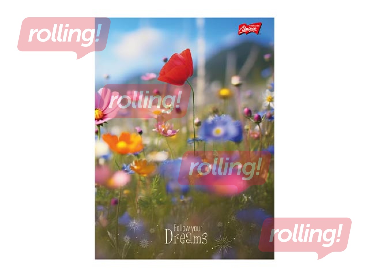 Klade Unipap, Romantic Meadow, līniju, A5, 60 lapas