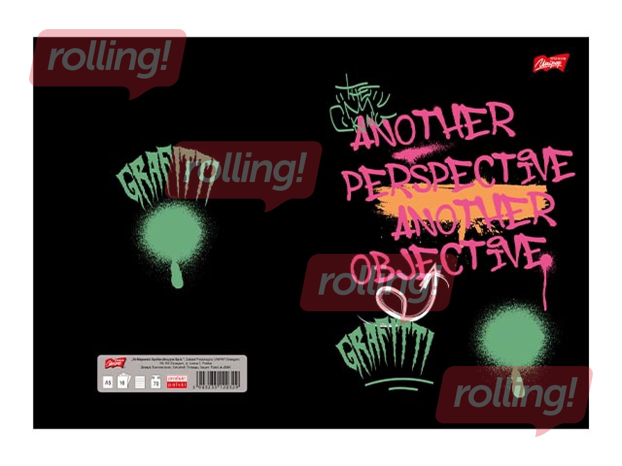 Notebook Unipap, Spray Vibe, Another, ruled, A5, 60 sheets