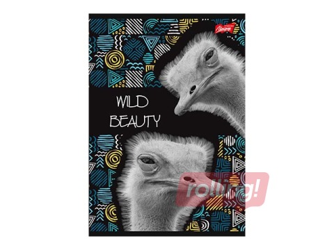 Notebook Unipap, Wild Beauty, Strauss, ruled, A5, 60 sheets