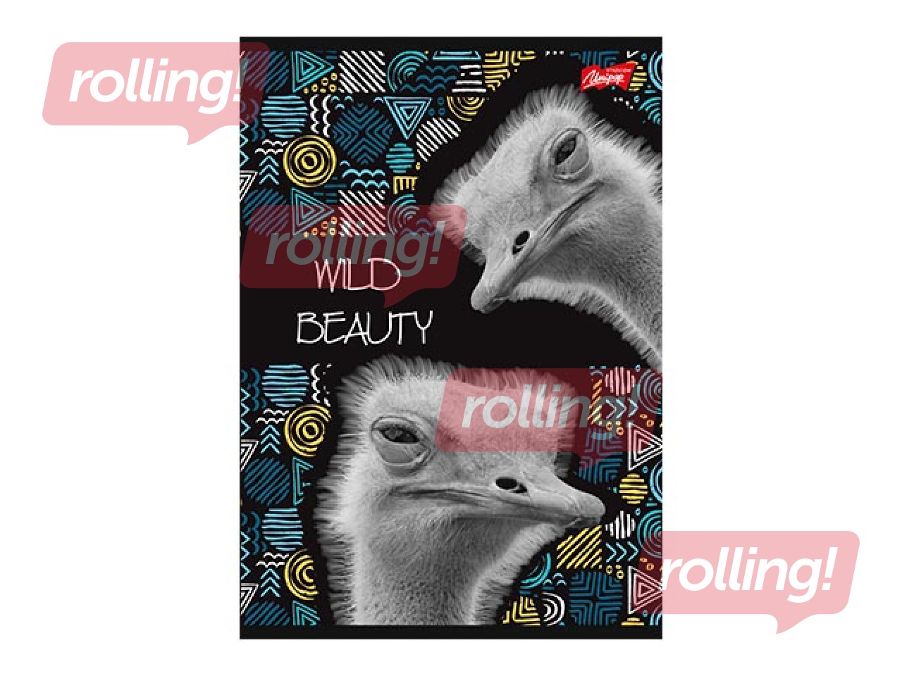 Notebook Unipap, Wild Beauty, Strauss, ruled, A5, 60 sheets