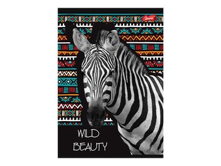 Notebook Unipap, Wild Beauty, Zebra, ruled, A5, 60 sheets