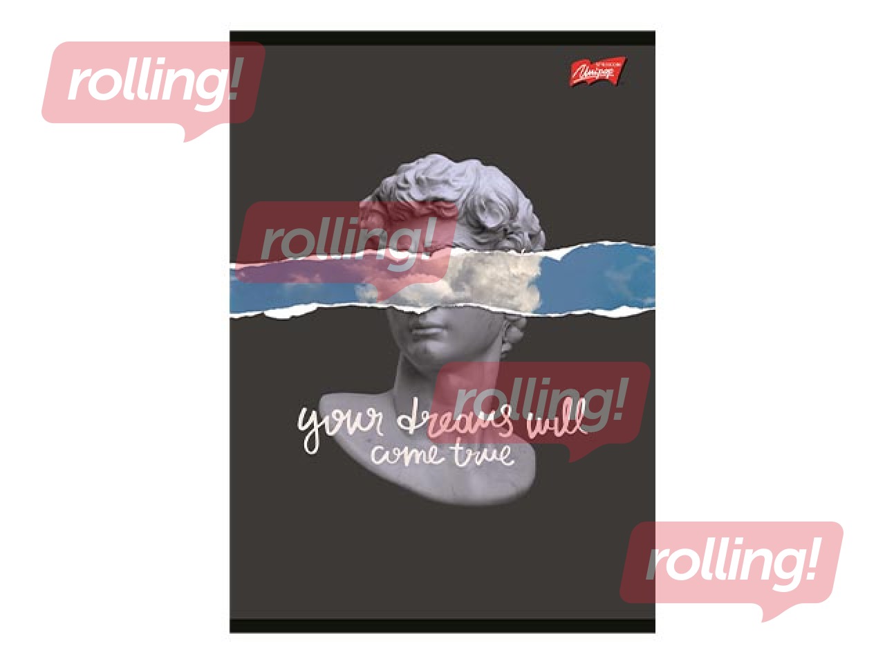 Notebook Unipap, Dreams, ruled, A4, 96 sheets