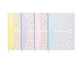Piezīmju grāmata Oxford Floral, A5, rūtiņu, 160 lapas  