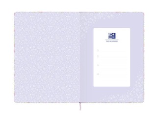 Piezīmju grāmata Oxford Floral, A5, rūtiņu, 160 lapas  