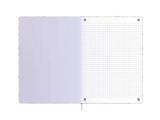 Piezīmju grāmata Oxford Floral, A5, rūtiņu, 160 lapas  