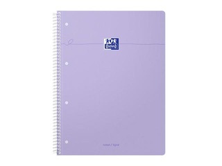 Notebook Oxford, A4+, ruled, 80 sheets, pastel