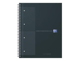 Notebook Oxford, International Limited Edition, A4+, squared, 80 sheets, black
