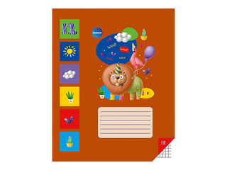 Vihik Centrum, loomadega, ruuduline, 12 lehte