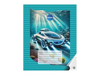 Exercise book Centrum, ruled, 12 sheets