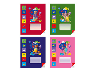 Notebook Centrum, with animals, lined, 12 sheets