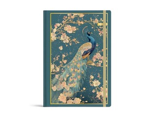 Notebook Bloom, A6, 96 sheets, with elastic band