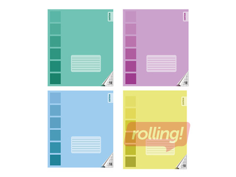 Burtnīca Centrum, rūtiņu, 18 lapas