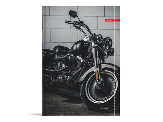 Notebook with rigid covers, A4, squared, 80 pages