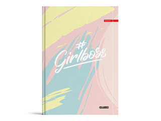 Notebook with rigid covers, A4, squared, 80 pages
