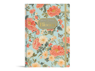 Notebook Bloom, A5, 96 sheets, with elastic band