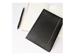 Märkmik BALTS Business, ruuduline, must