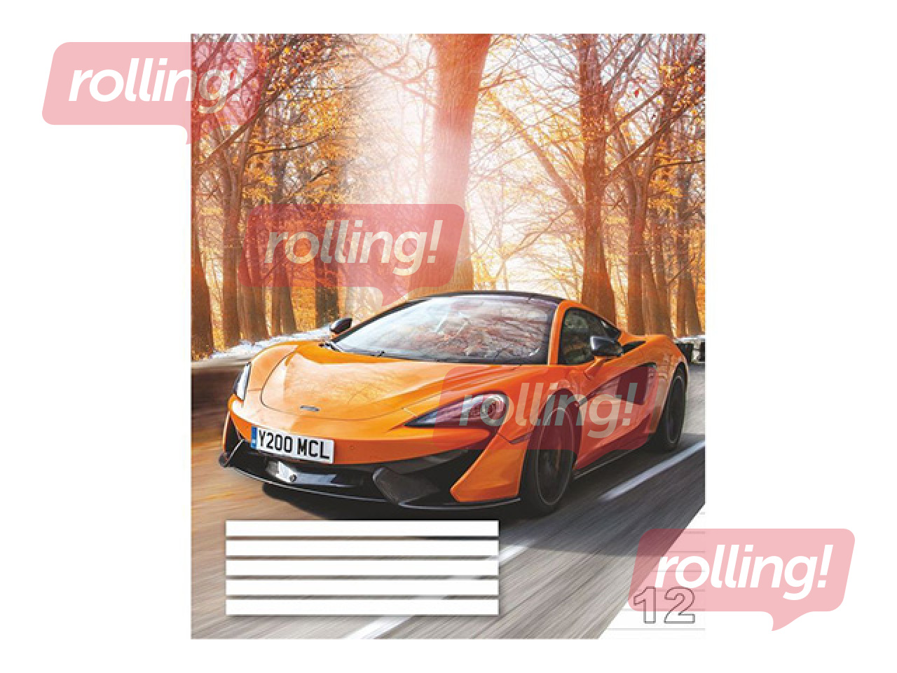 Exercise book Centrum, ruled, 12 sheets