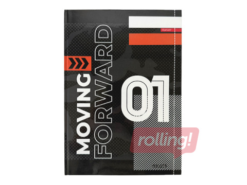 Notebook with rigid covers, A4, squared, 80 pages