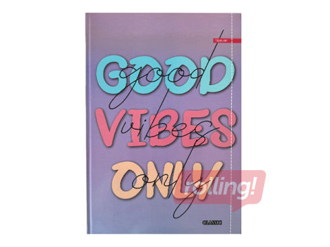 Notebook with rigid covers, A4, squared, 80 pages