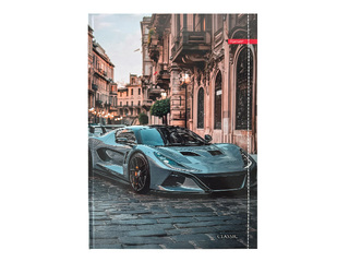 Notebook with rigid covers, A4, squared, 80 pages