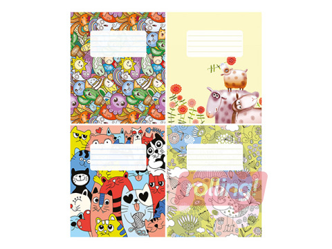 Squared notebook, 12 sheets