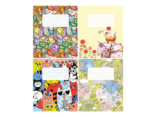 Squared notebook, 12 sheets