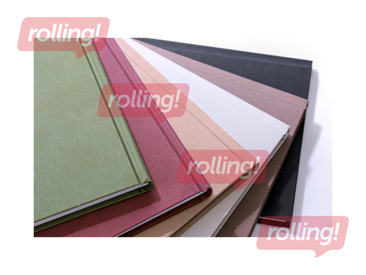 Piezīmju grāmata Chic, 125x193 mm, zaļš