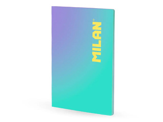Notebook Milan Sunset, A4, lined, turquoise, 48 sheets