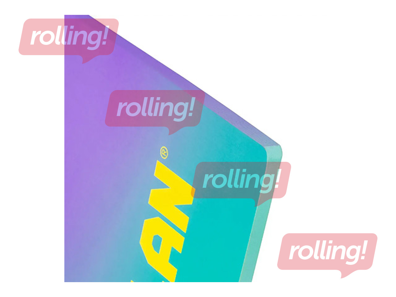 Notebook Milan Sunset, A4, lined, turquoise, 48 sheets