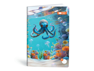 Klade Aqua Cuties, rūtiņu, A5, 32 lapas