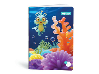 Klade Aqua Cuties, rūtiņu, A5, 32 lapas