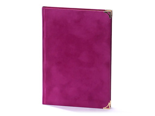 Блокнот Velvet Luxury, A5, розовый бархат