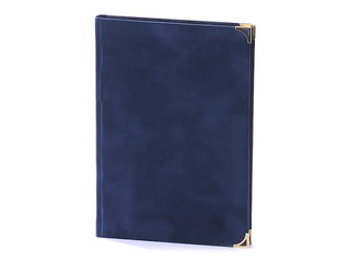 Notebook Velvet Luxury, A5, blue velvet