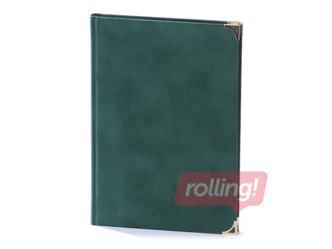 Notebook Velvet Luxury, A5, green velvet